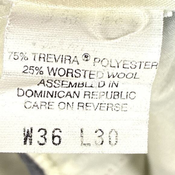 VTG Levis Travelers Dress Slacks Mens 36x30 Gray Wool Blend Preppy Pleated 90s - Picture 11 of 12